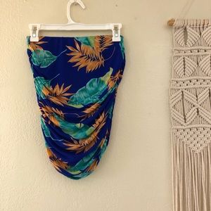 tropical pencil skirt!